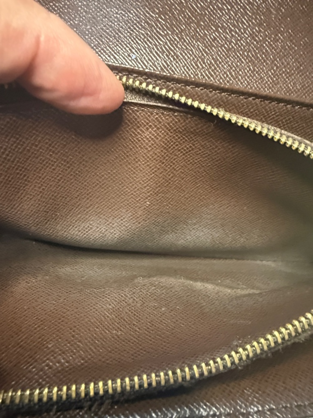 Louis Vuitton Sarah Wallet Damier Ebene Canvas Brown Long Envelope Flap - Picture 6 of 16